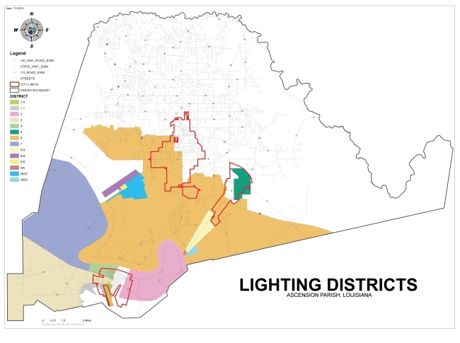 Lighting District Map